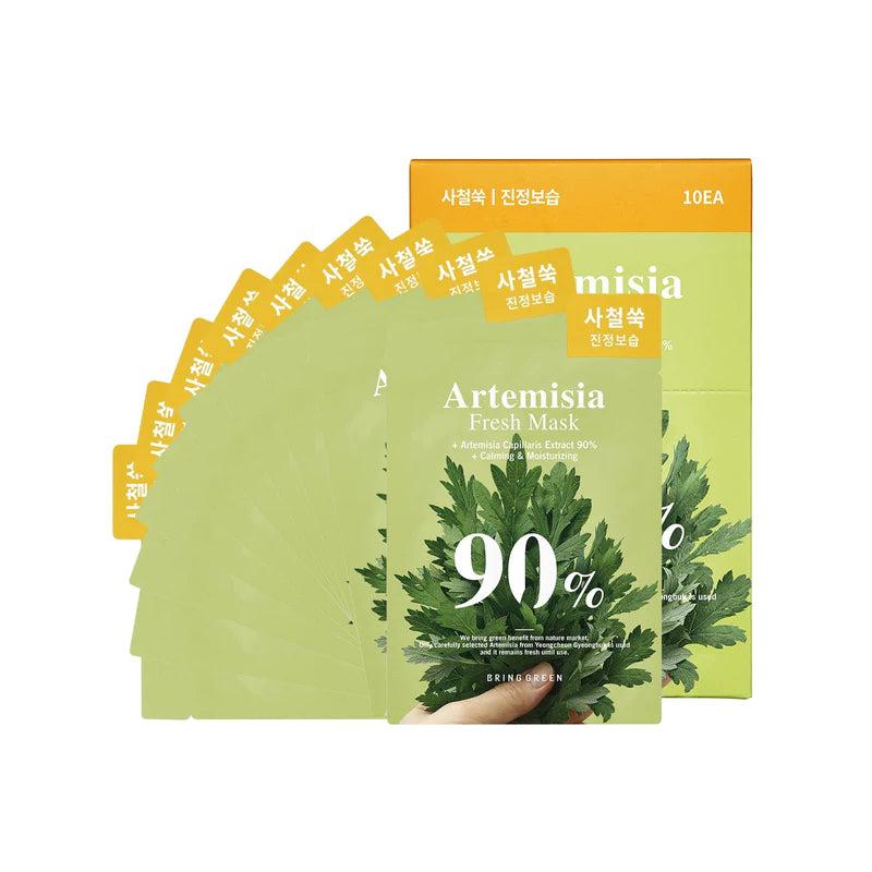 BRINGGREEN Artemisia 90% Fresh Mask Sheet