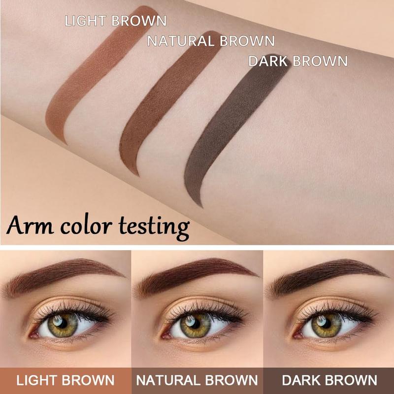 Eyebrow Stamp Stencil Set, Eyebrow Stencils Shaping Kit, Long-Lasting Eyebrow Pomade for Women Girl,