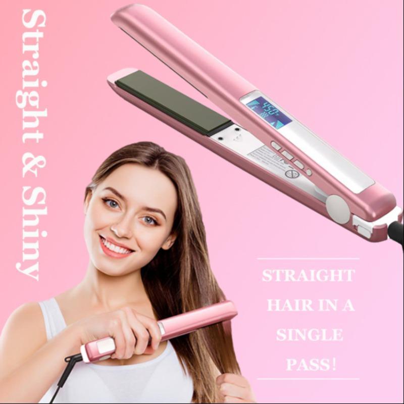 Professional Ceramic Hair Straightener, Wet and Dry Hair Straightening Iron, Hair Styling Tool for Home & Salon Use, Gift for Women & Girls, Christmas Gift