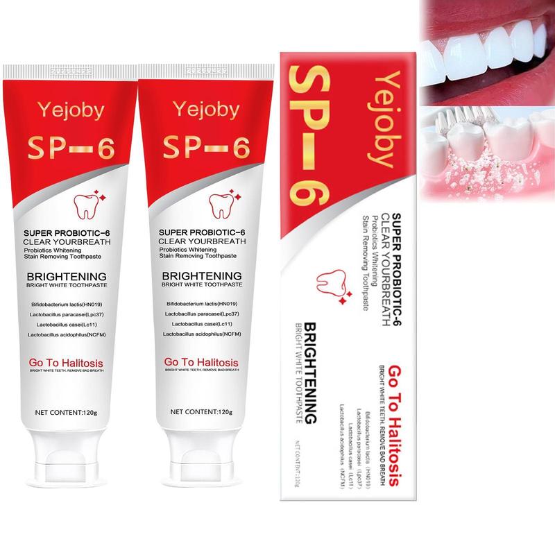 [90% People Choose] Probiotics Bright White Toothpaste, Sp 6 Toothpaste, Sp-6 Ultra Whitening Toothpaste, Ultra Whitening Toothpaste Sp-6, Sp-6 Probiotics Whitening Toothpaste, Fresh Breath