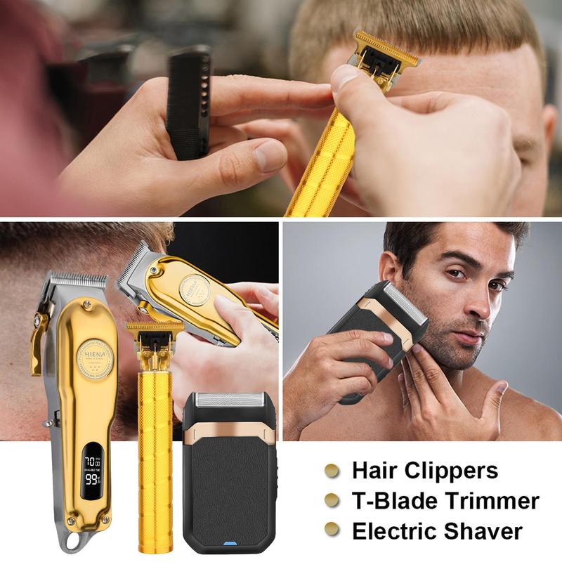 Electric Hair Clipper with Accessories, 1 Box Professional Hair Trimmer Kit, Hair Clipper for Men, Barber, Stylist, Barbershop, Salon