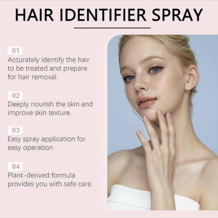 SKNBODY special hair identification spray for facial shaving plus razor, effectively removes facial hair and makes skin better cared for and moisturized. peachfuzz removal