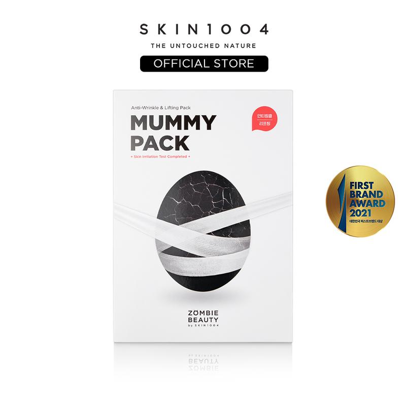 [SKIN1004 Official Shop] Zombie Beauty MUMMY PACK & ACTIVATOR KIT Zombie Beauty MUMMY PACK & ACTIVATOR KIT 3.5ml x 8ea(28ml) for Shiny and Smooth Skin Surface, has Lifting Effect Facial Skincare