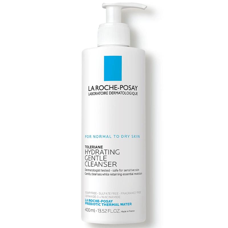 La Roche-Posay Lipikar AP+ Gentle Foaming Moisturizing Wash | Shea Butter + Niacinamide + Glycerin | Moisturizing Body Wash & Face Wash For Dry Skin | National Eczema Association Accepted | Soap Free