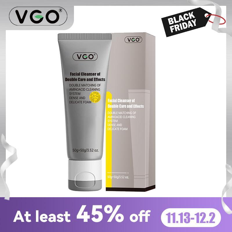 VGO Facial Cleanser Facial Wash  All types of skins Cleanse and moisturize-Cleansing Skincare Gentle Charcoal Coconut Daily Foam Hydrating Comfort Skin Repair Facial Cleansing facial serum facial serum