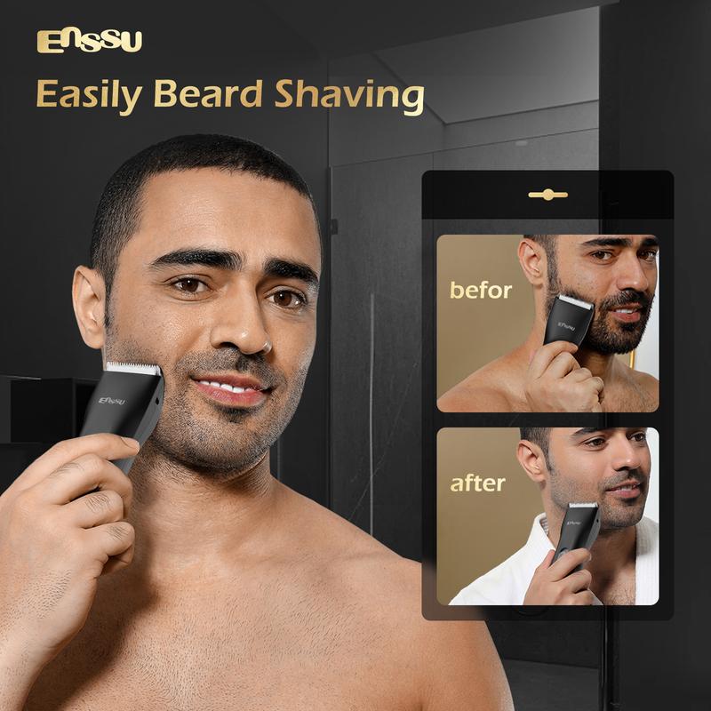 Woman,Electric Beard Shaver Ball Trimmer with Safety Guardrail Body Groomer Men,Mini Portable Pubic Groin Hair Trimmer USB Rechargeable Waterproof Body Trimmer for Men