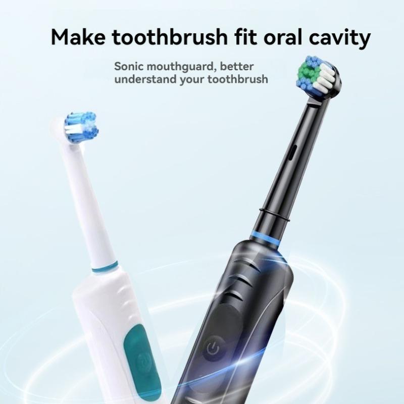 Electric Toothbrush Set, 1 Set Portable Rechargeable Electric Toothbrush with 8 Counts Brush Heads & 1 Count Travel Case, Oral Care Product for Adults, Christmas Gift