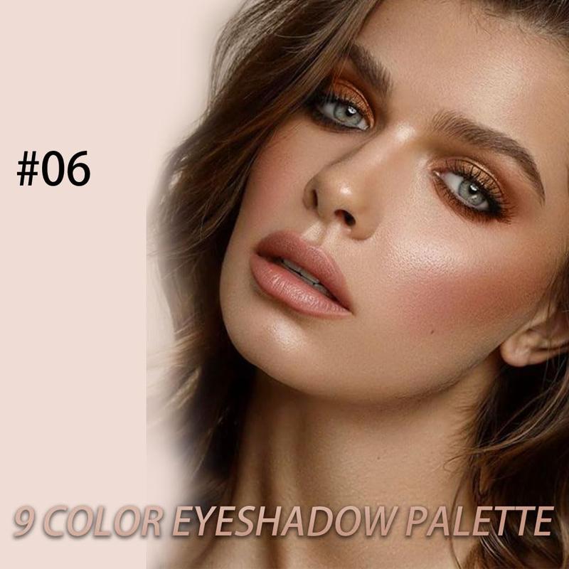 Neutral Nude Brown Eye Shadow Palette,Rose  Dark Brown Bronze Naked Cream Eyeshadow Palette Makeup,Highly Pigmented Natural Eyeshadow Palette for Brown Eyes Long Lasting Naturing-Looking