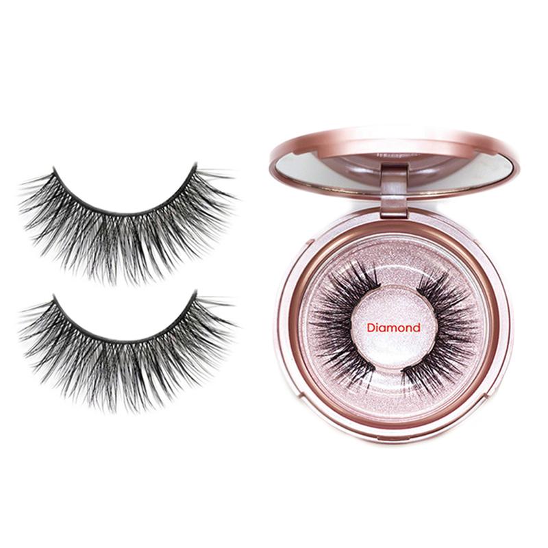 Magnetic Eyeliner & 3D Eyelashes Kit – Waterproof Makeup Set with Tweezers, Mirror, and Reusable Lashes