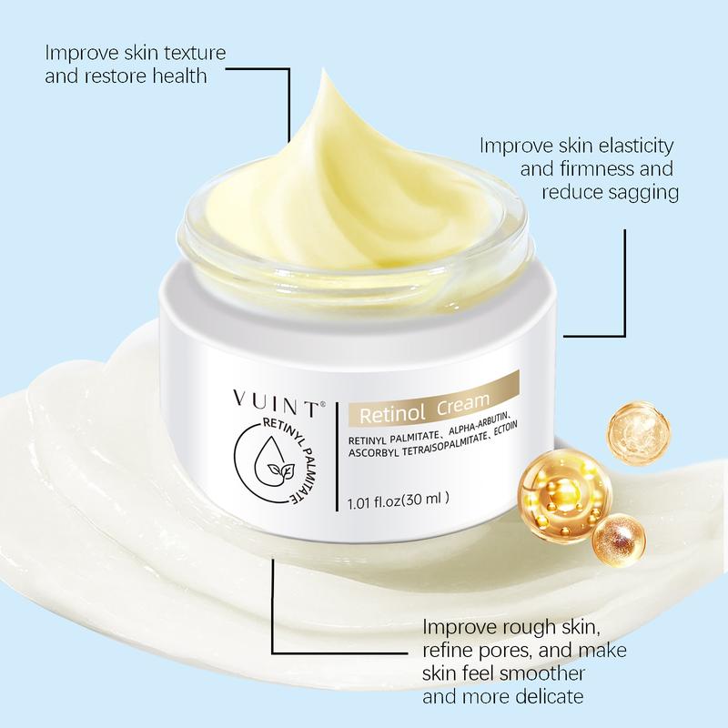 VUINT-Retinol Cream for Face Cream Fast Deep Cellular Absorption Day or Night Cream for Firming T2 Moisturizers Skincare