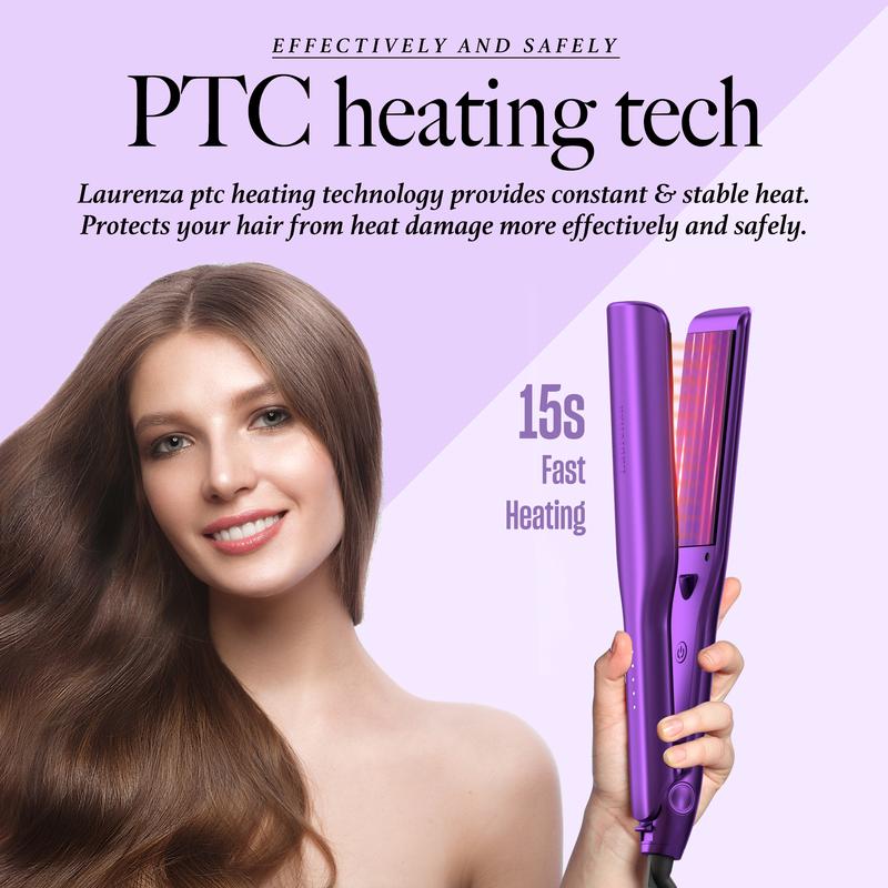 2-in-1 Hair Straightener & Curler, 8.5