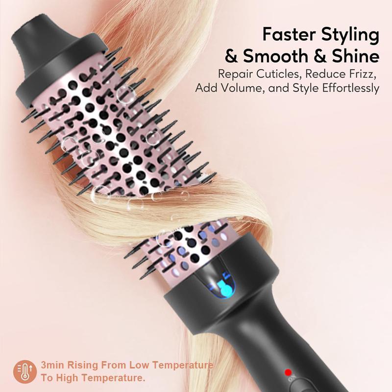 Electric Hair Curler, 1 Count Comfort Hot Air Curling Hair Iron for Fall, Negative Ion Hair Styling Tool, Hot Tools Thermal Brush, Professional Hair Styling Tool for Home & Salon Use, Ideal Gift for Christmas, Winter Gift