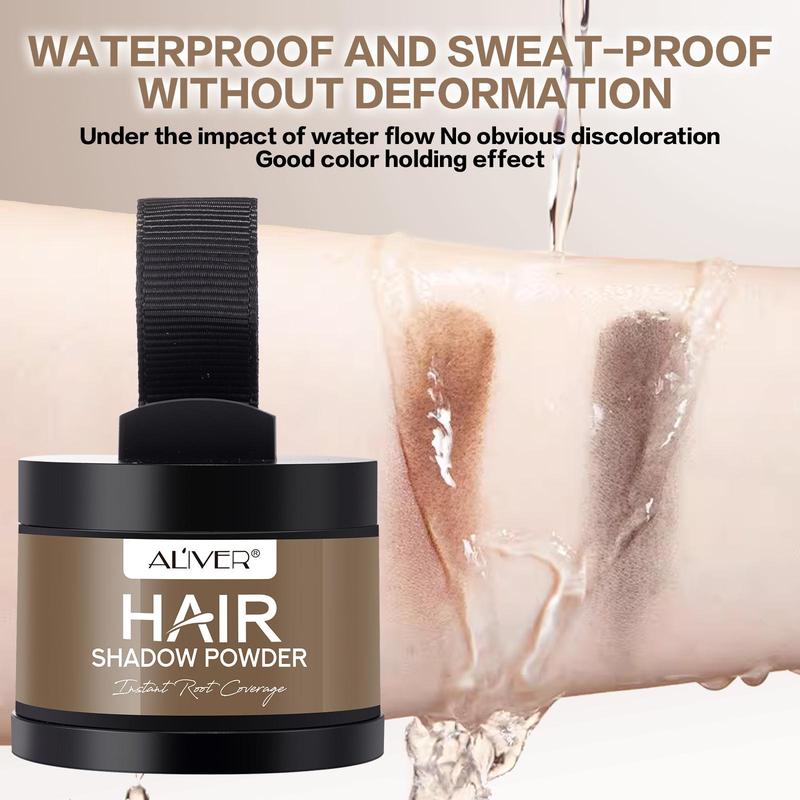 Hair Shadow Powder, 1 Box Natural Hairline Powder, Waterproof and Sweat-proof Hair Powder, Suitable for Men and Women