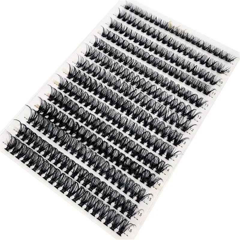 Mixed Length Individual False Eyelashes, 280pcs Box Natural Curl Eye Makeup Strip Lashes, Full Volume Eyelash for Lashes Extensions, False Eyelashes for Women and Girls Eye Makeup Enhancement, Christmas Gift