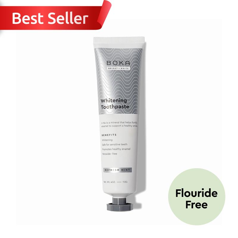 Refresh Mint Whitening n-Ha Toothpaste Coconut Oral Gentle Moisturizing boka  toothpaste flouride  free Sensitive Soothing Sensitive Soothing