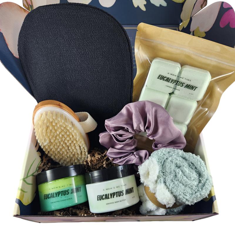 A Mom's Me Time Tranquility Luxury Spa and Relaxation Gift Box for Women - Handcrafted Self-Care Kit for Ultimate Pampering Body Care