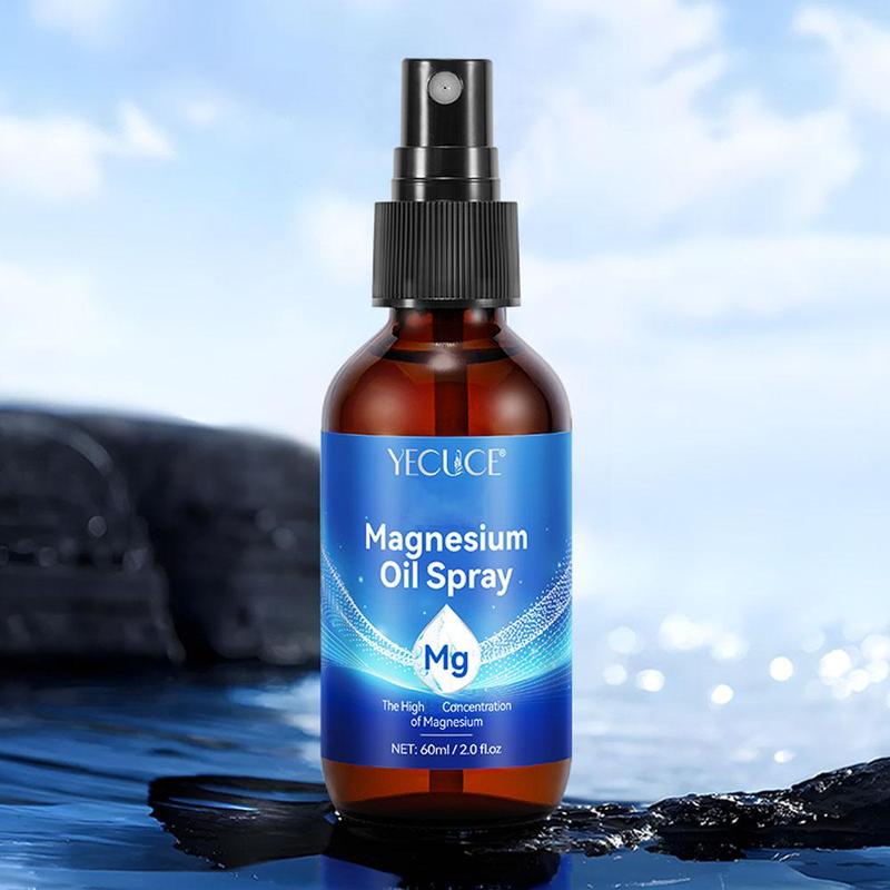 60ml Pure Magnesium Oil Spray, Multi-functional Moisturizing Body Skincare Oil, Hydrating Body Care Liquid for Women & Men, Back to School, Christmas Gift