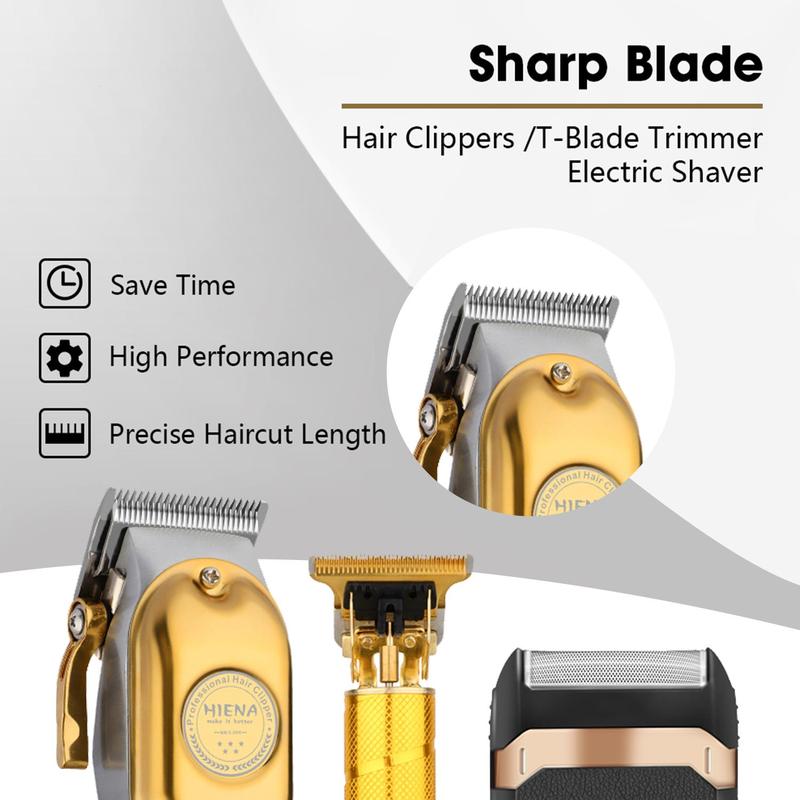 Electric Hair Clipper with Accessories, 1 Box Professional Hair Trimmer Kit, Hair Clipper for Men, Barber, Stylist, Barbershop, Salon