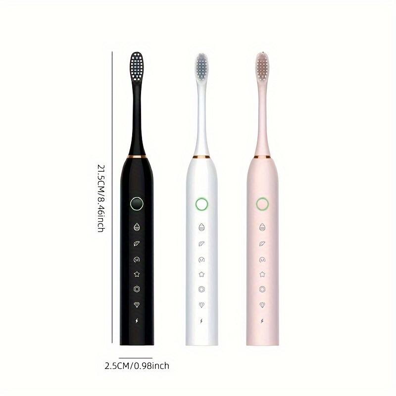 Electric Toothbrush Set, 1 Box Electric Toothbrush & 8 Counts Replacement Brush Heads, Oral Care Tool For Adults, Personal Care Appliances, Halloween, Christmas, Fall, Ideal Winter Gift