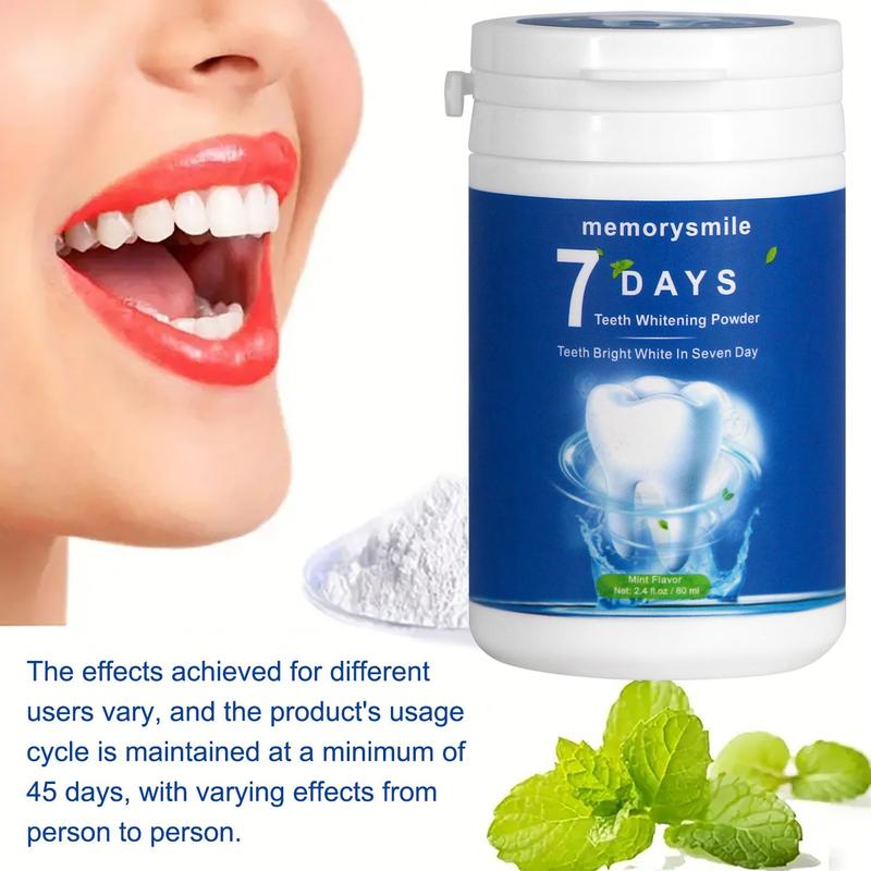 Teeth Brightening Powder, Teeth Powder, Oral Care Teeth Whitene for Removing Yellow Teeth, Enhancing Teeth Brightness, Daily Oral Care Product