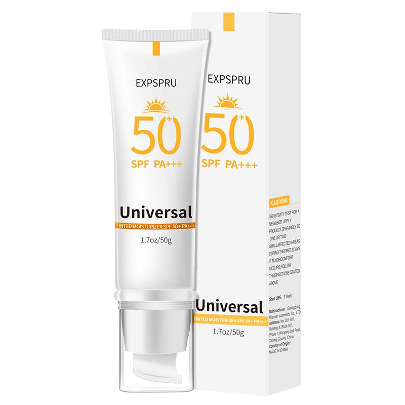 Facial Isolation Sunscreen, Moisturizing to Prevent Sunburn Tanning, SPF 50 Protection, Your Ultimate Sun Protection Solution.  Comfort Skin Repair Skincare Moisture