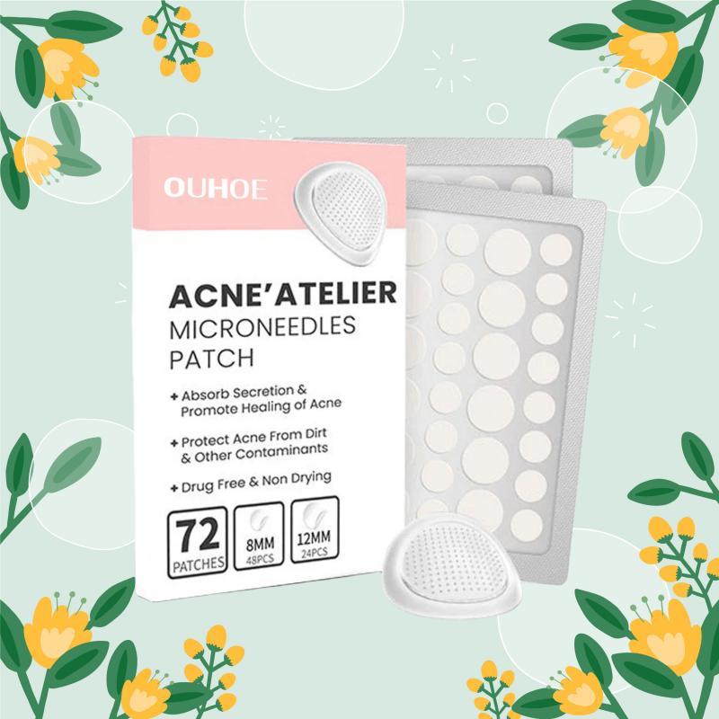 Acne Patch, 1 Box 2 Boxes(72pcs box) Facial Acne Covering Patches, Acne Treatment Patches, Skin Care Products for Women & Men