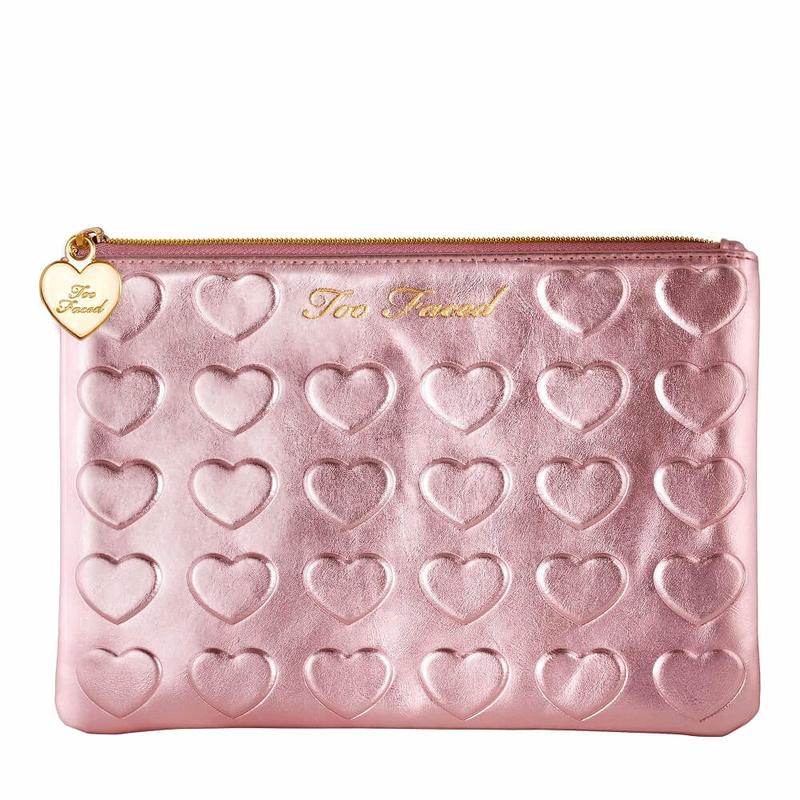 Too Faced Sweethearts Set: Blush, Bag & Brush - Cosmetic Makeup Gift 