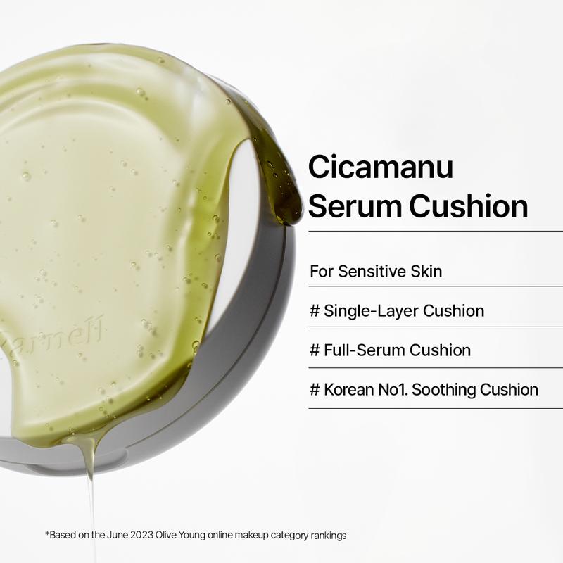 [Parnell Official Shop] Cicamanu Serum Cushion 30 New Shades (0.52 oz.   15g)