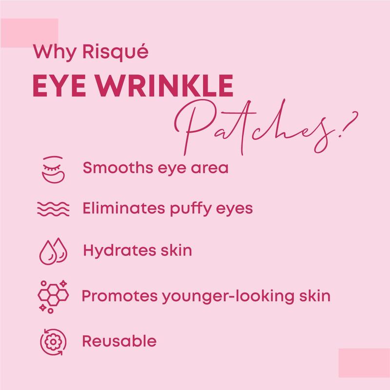 Reusable Under Eye Patches for Wrinkles | Topical Eye Gel Pads for Wrinkles | Reusable Patches for Use Under Eyes | Eye Wrinkle Patches for Eye Bag Treatment | Great Skincare for Face