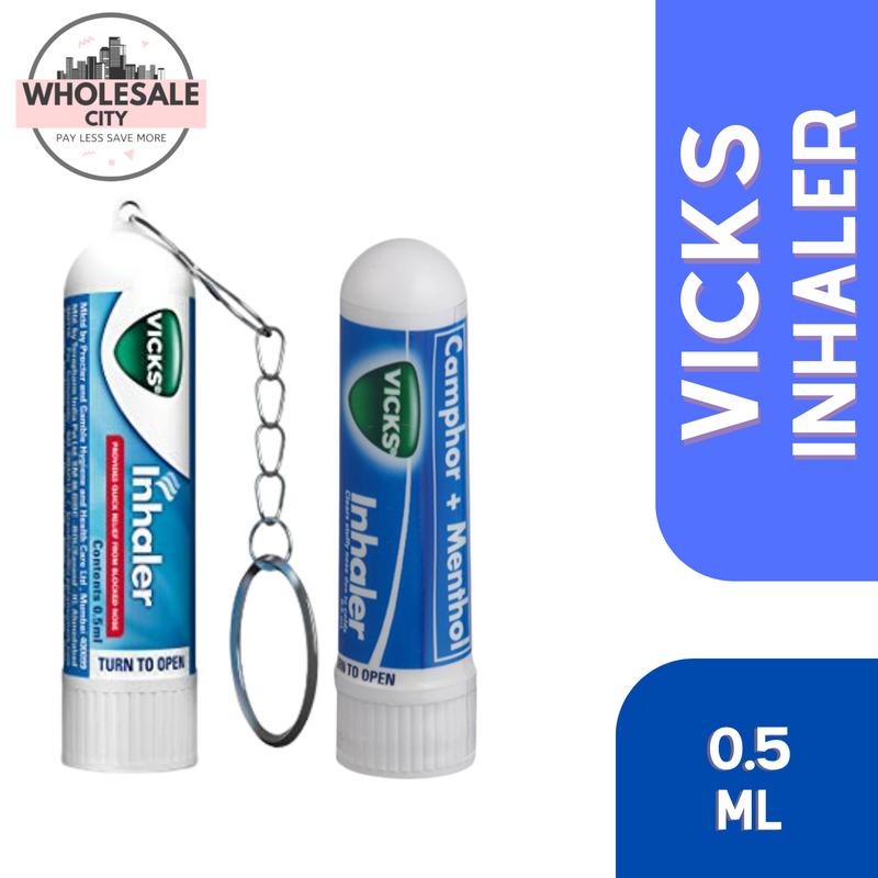 Vicks Inhaler Keychain 0.5ml for Runny Nose and Cough(cold) -Nasal Comfort Relief