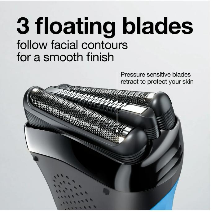 Braun Series 3 310s Rechargeable Wet Dry Men's Electric Shaver