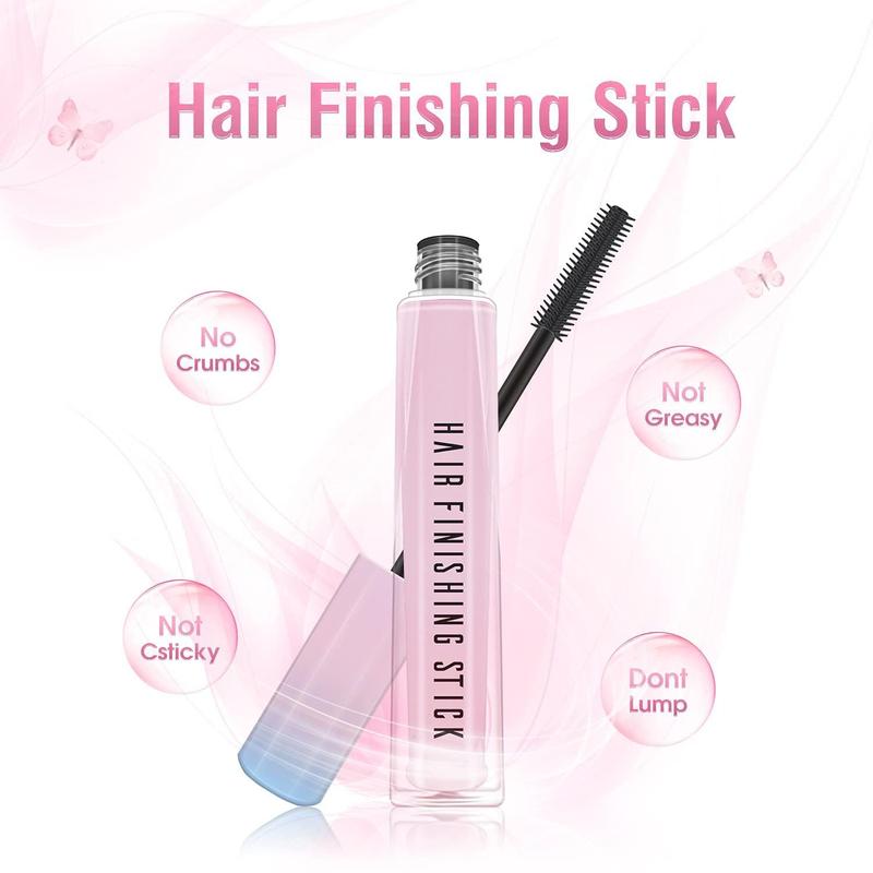 Hair Finishing Stick, Flyaway Feel Stick Hair, Small Broken Hairs Finishing Cream, Non-Greasy and Non-Sticky Gel Haircare