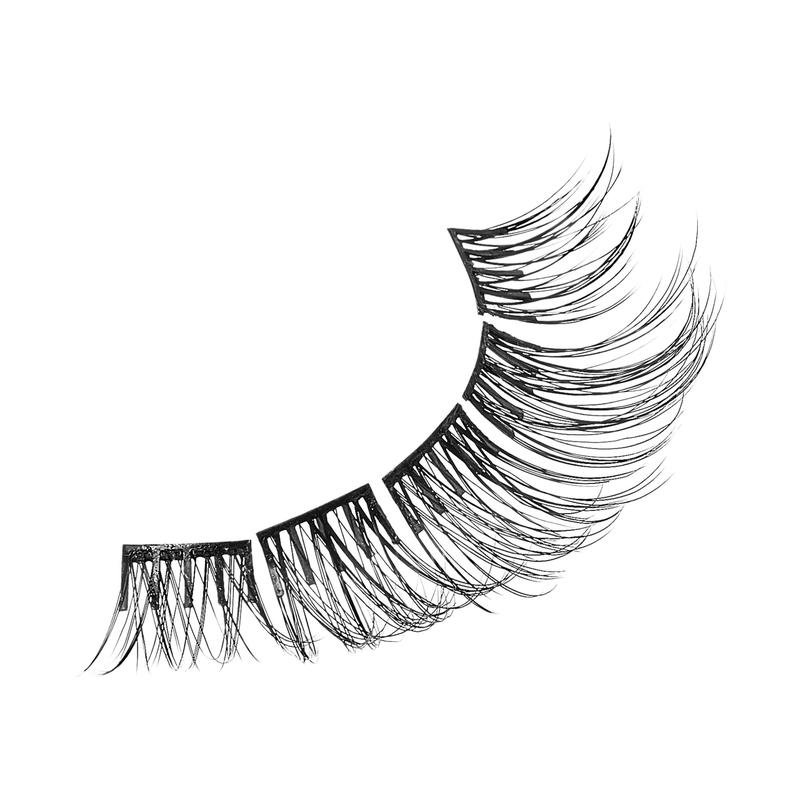 imPRESS Falsies Self Adhesive Eyelashes, 30 Lash Clusters - Natural & Wispy