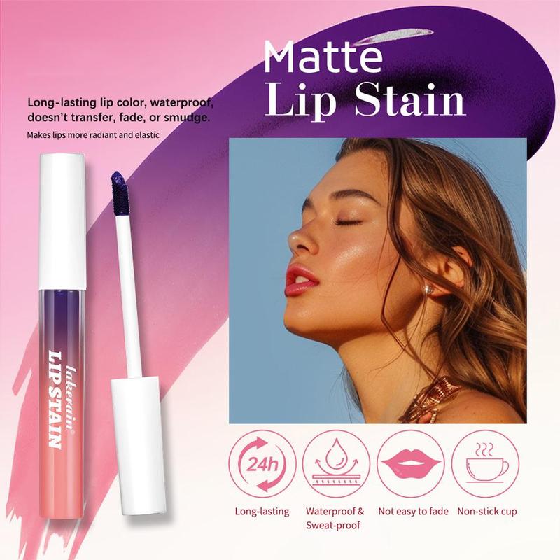 Long-lasting Lip Gloss, 1 Count Matte Finish Peel Off Lip Glaze Stick, Moisturizing Lipstick, Suitable for All Occasions Lip Makeup, Lip Makeup Accessories