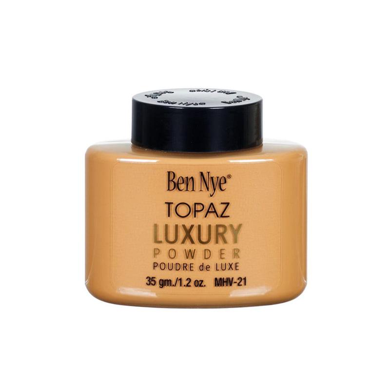 Ben Nye Topaz Luxury Powder - Silky Powder for a Warm, Flawless Finish - Join the Powder Revolution