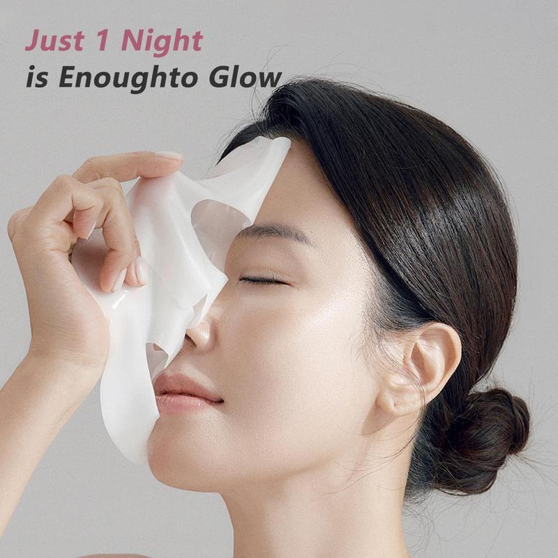 [90% People Choose] Bio-Collagen Overnight Face Mask, Korean Glass Skin Face Masks Skincare, Bio Collagen Face Mask Overnight, Hydrating Overnight Hydrogel Mask, Anti Wrinkle Mask Pore Minimizing