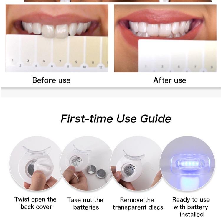 Teeth Whitening Kits and LED Light w 22% Oral