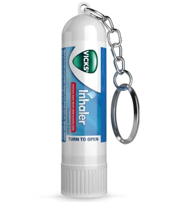 Vicks Inhaler Keychain 0.5ml for Runny Nose and Cough(cold) -Nasal Comfort Relief