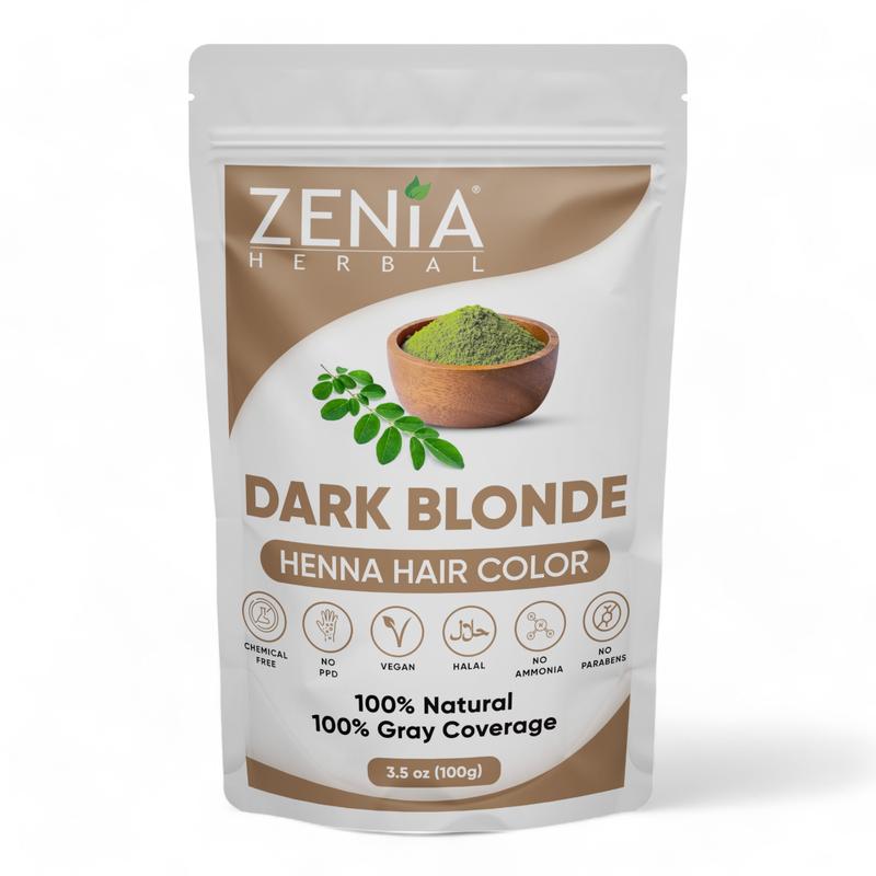 Zenia All Natural Henna Based Hair Color Powder Hair Dye