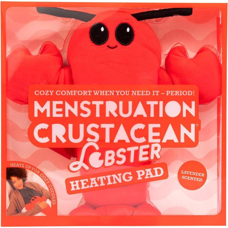 Menstruation Crustacean Lobster – The Original Viral Cuddly & Cute Plush Lavender Scented Heating Pad for Cramps