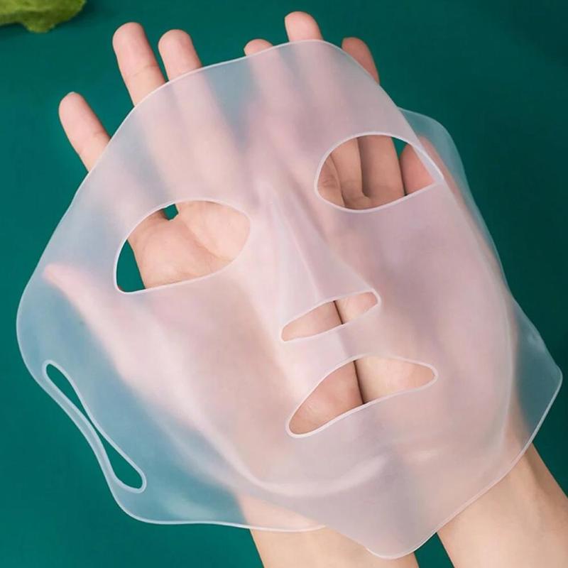 Reusable Silicone Face Mask, 6 Counts Moisturizing Face Mask, Face Care Mask, Skin Care Tool for Women & Girls