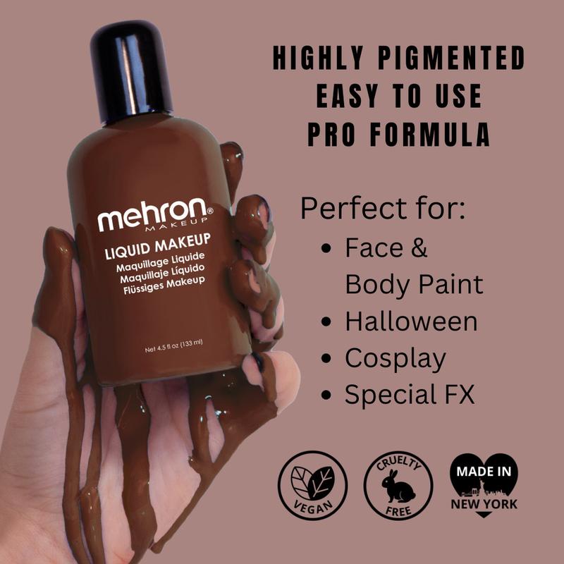 Mehron Liquid Makeup for Face, Body and Hair