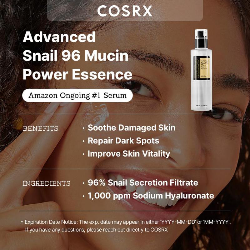 [COSRX OFFICIAL] AHA BHA Toner + Snail Mucin Essence | BOOSTER SET FOR CLEARER, FORTIFIED SKIN