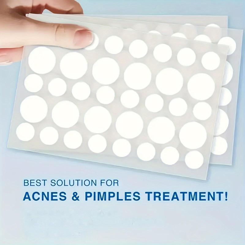 Hydrocolloid Acne Patches, 144pcs box Acne Cover Patches for Women & Men, Facial Skin Care Patches for Covering Pimple Blemishes Zits