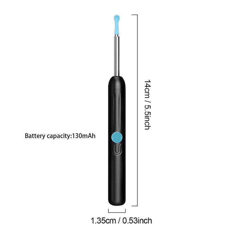 Ear Wax Removal Tool With Camera, 1 Set Portable Type-C Rechargeable Ear Cleaner, Waterproof Endoscope Ear Cleaning Tool, Christmas Gift