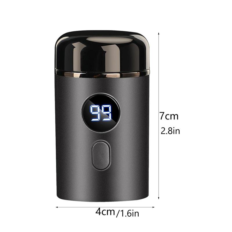 USB Rechargeable Electric Shaver, Portable Mini Washable Beard Trimmer, Beard Shaver for Men, Great for Travel, Business, Car, Office, Daily Use, Christmas Gift