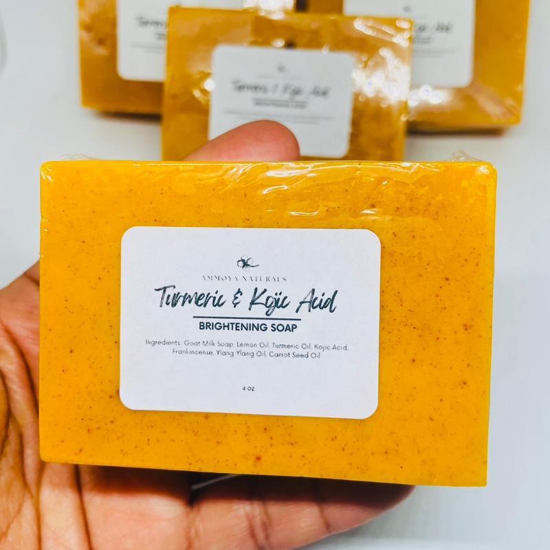 Lemon Turmeric KojicAcid SoapLemon Kojic Acid Soap BarTurmeric Soap BarKojic Acid for Face