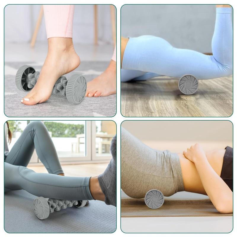 Foot Massager Roller, Deep Tissue Massager Roller, Trigger Point & Reflexology Tool for Arch, Heel Spurs & Circulation Enhancement