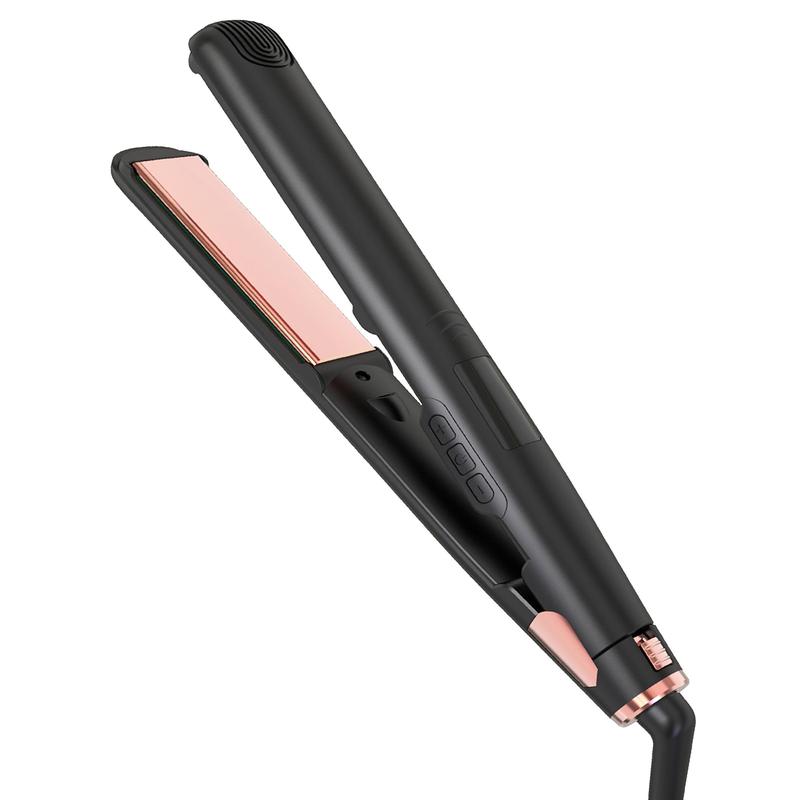 2 in 1 Hair Straightener & Curler, Portable Hair Straightening Iron, Hair Styling Tool for Home & Travel, Professional Hair Straightener for Women & Girls