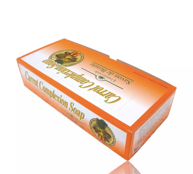 Case of 12 carrot complexion soap, savon carrot, carrot soap Body Care Skin Repair Comfort Cleanser Cleansing Body Wash